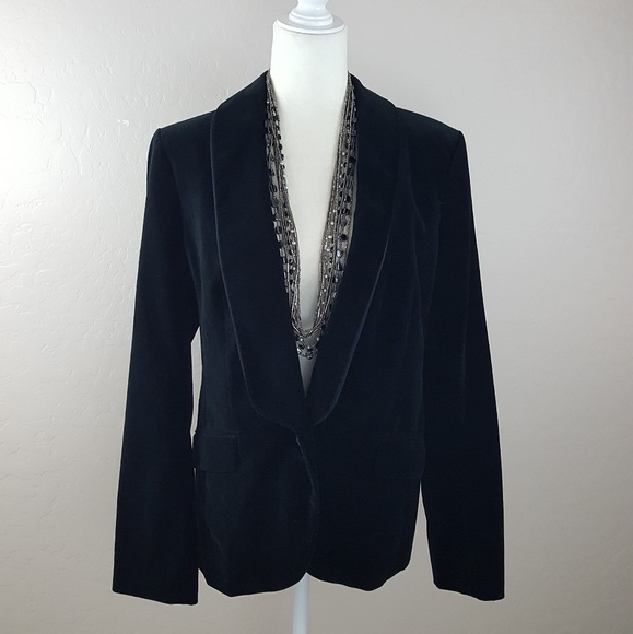 LOFT Jackets & Blazers - Ann Taylor LOFT - Black Velvet Blazer